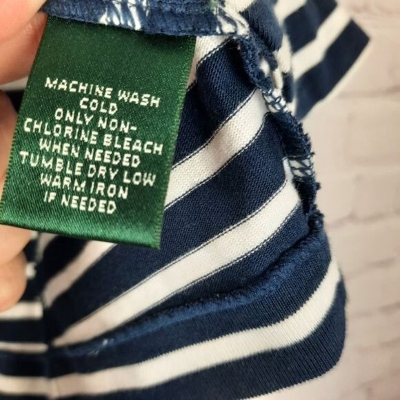 Lauren Ralph Lauren Nautical Stripped Cotton Blazer - Picture 13 of 16